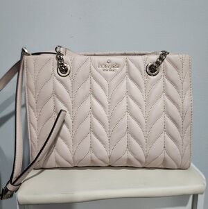 Kate Spade Blush Quilted Shoulder Bag Nwot